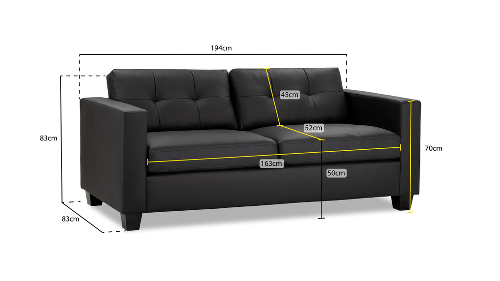 Jerry 3 Seater Sofa