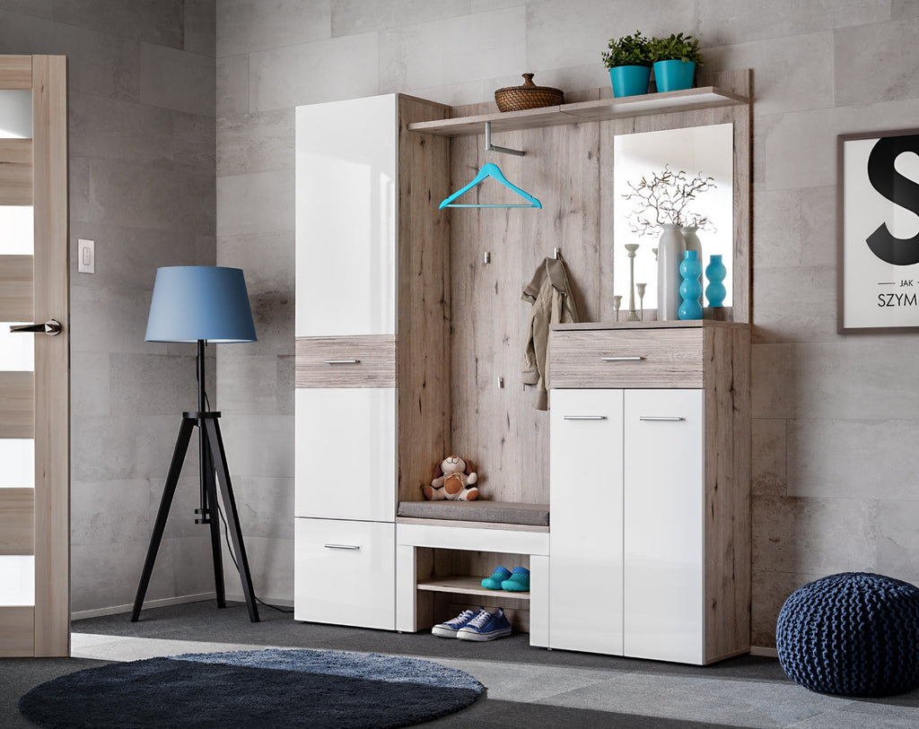Gusta Tall Hallway Cabinet W50cm