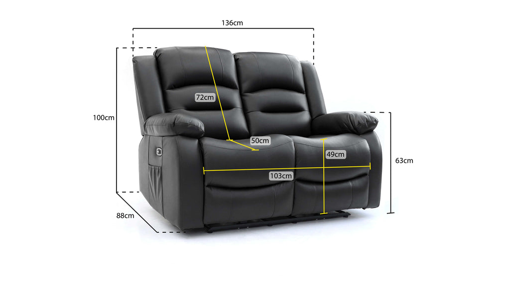Halle Recliner 2 Seater Sofa