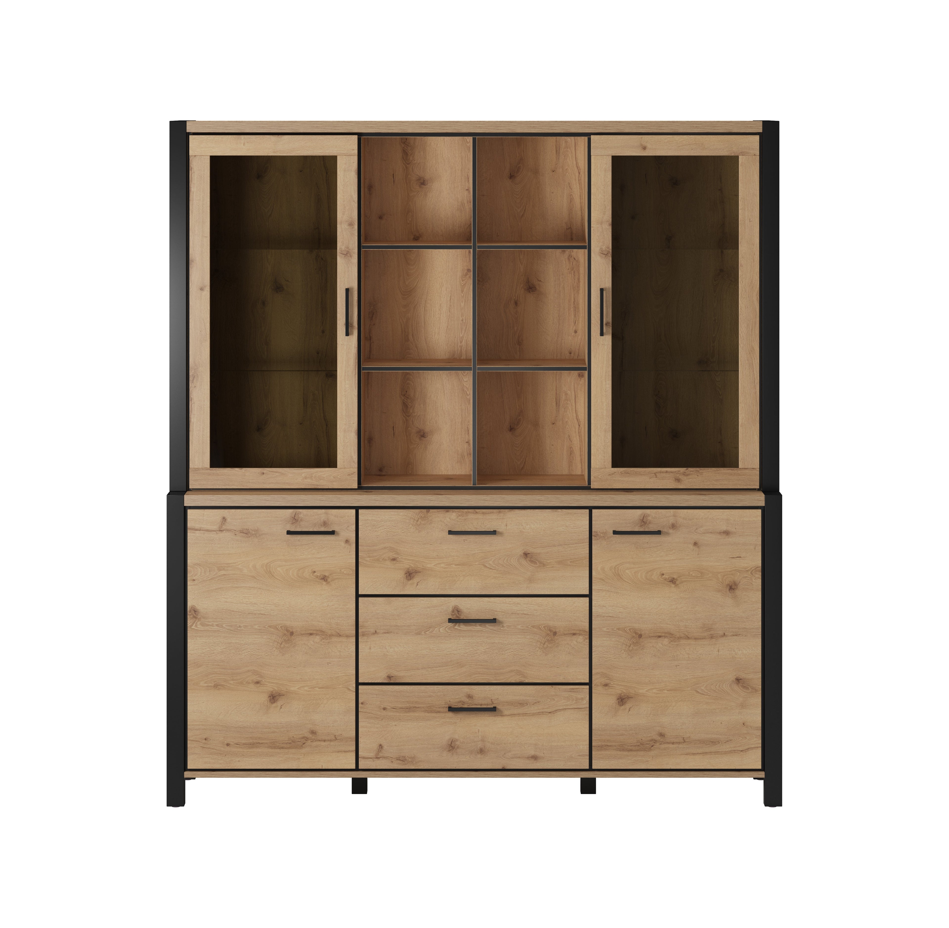 Tivo 2 Door 3 Drawer Sideboard & Extension W180cm