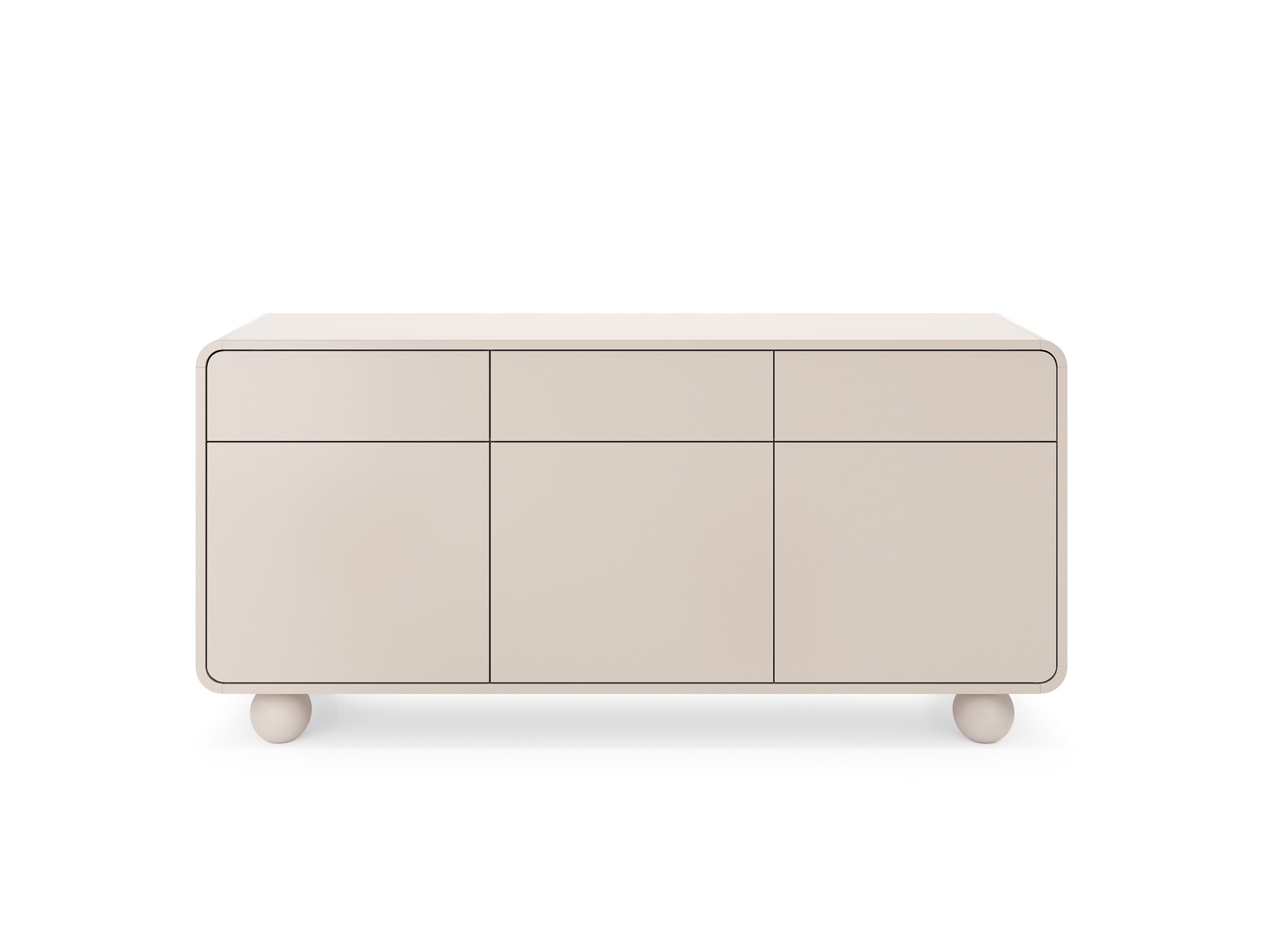 Orb 3 Door 3 Drawers Sideboard W160cm