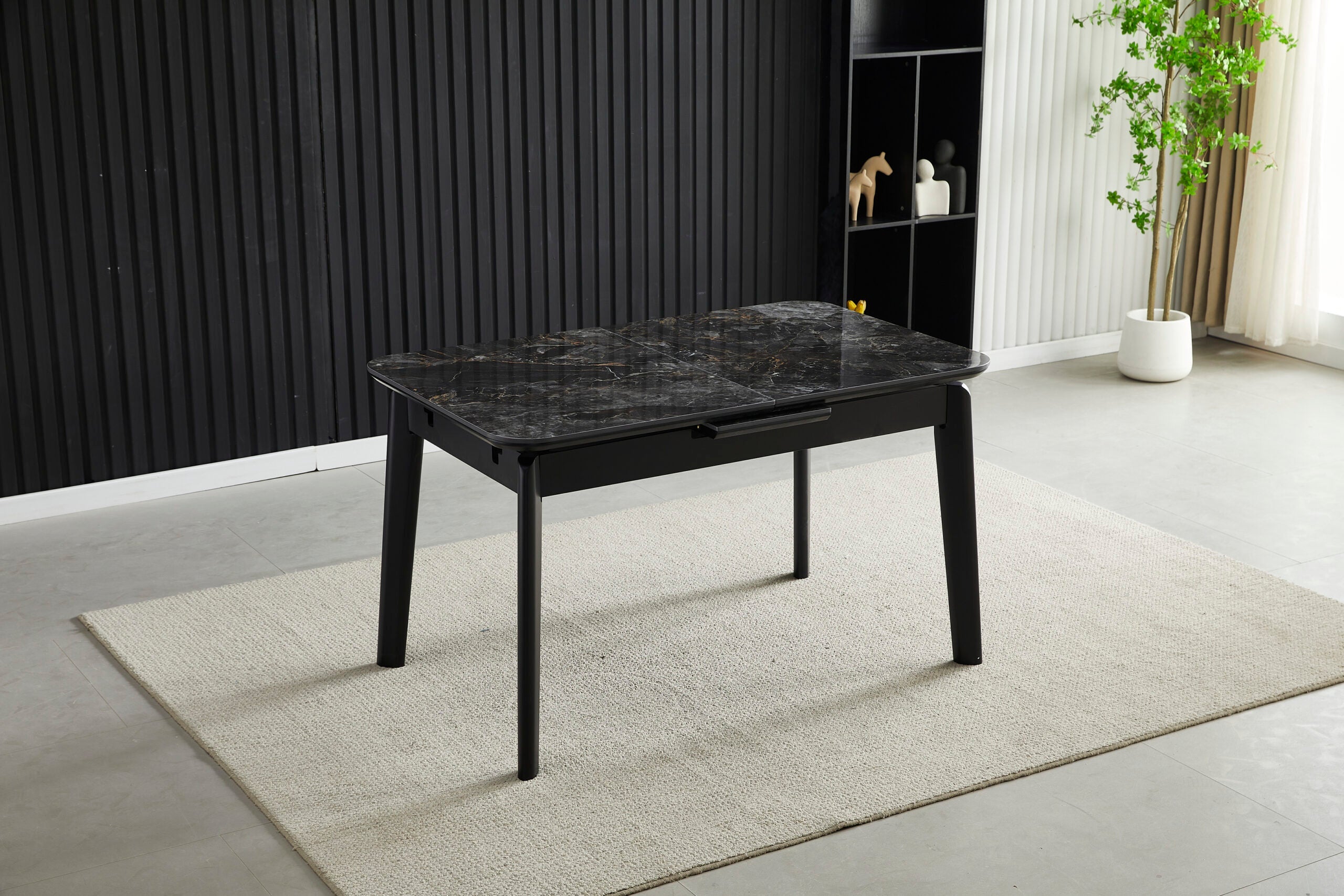 Axis Extendable Ceramic Dining Table