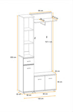 Ario Hallway Set 1 W90cm