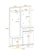 Ario Hallway Set 2 W120cm