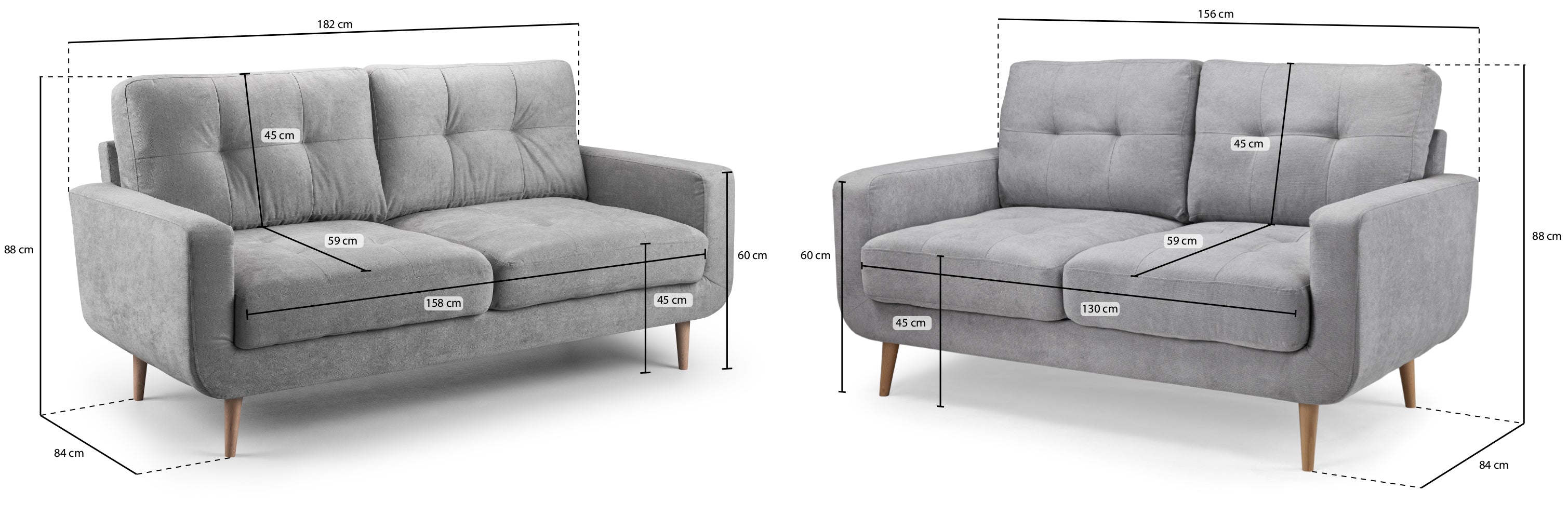 Jupiter Sofa Set 3+2