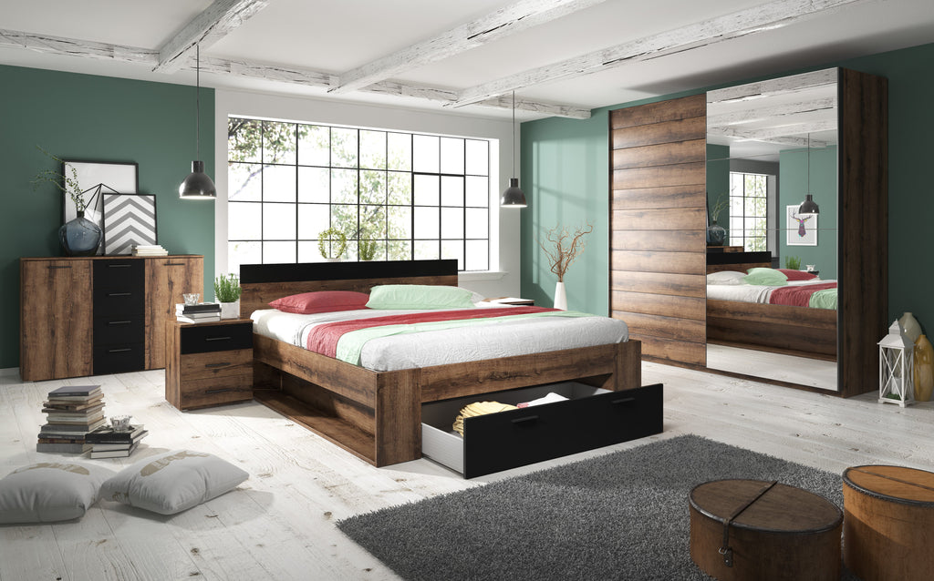 Roma Bed with Drawer [EU King or EU Super King]