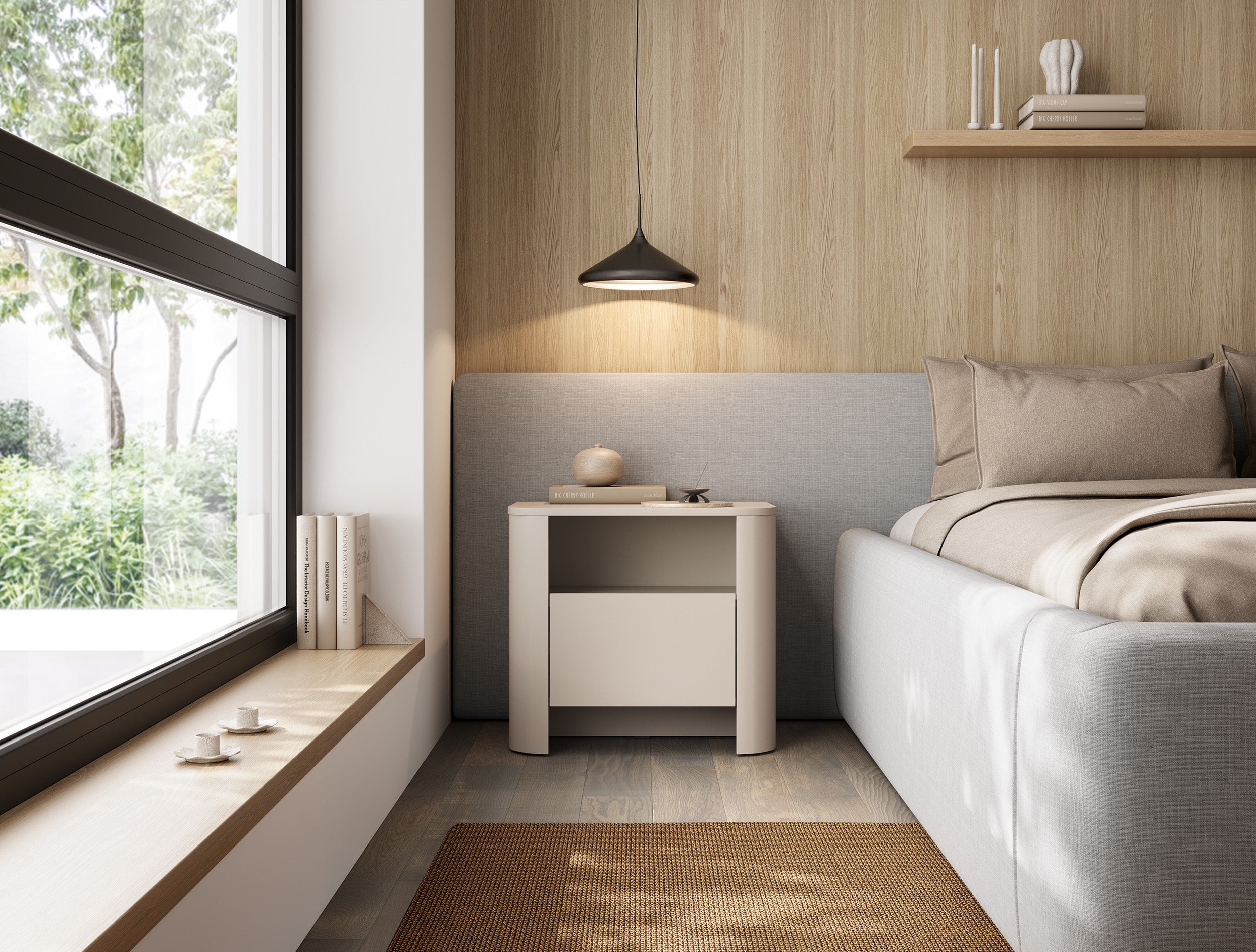 Marie Bedside Table / Small Cabinet W52cm