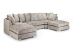 Regal U Shape Scatterback Corner Sofa