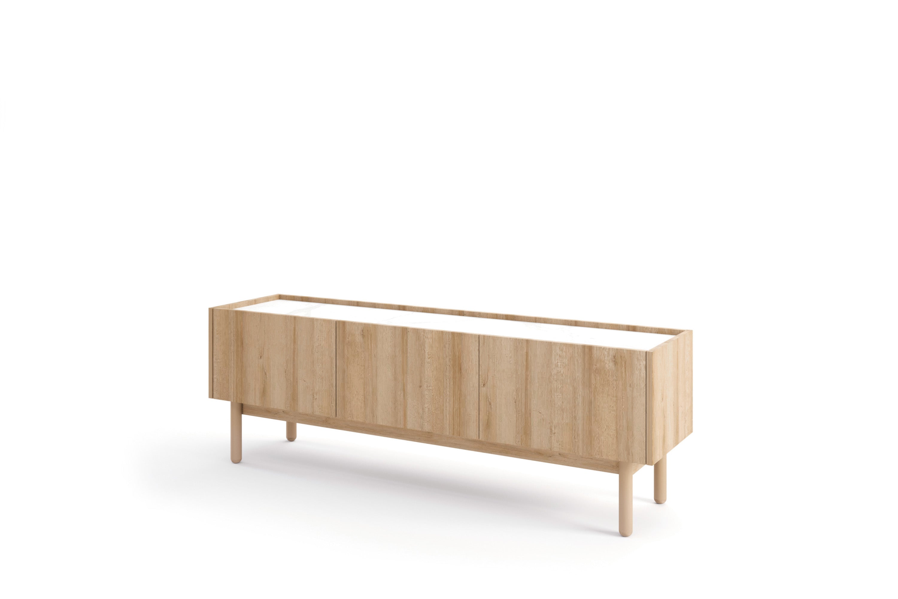 Natural TV Cabinet W144cm