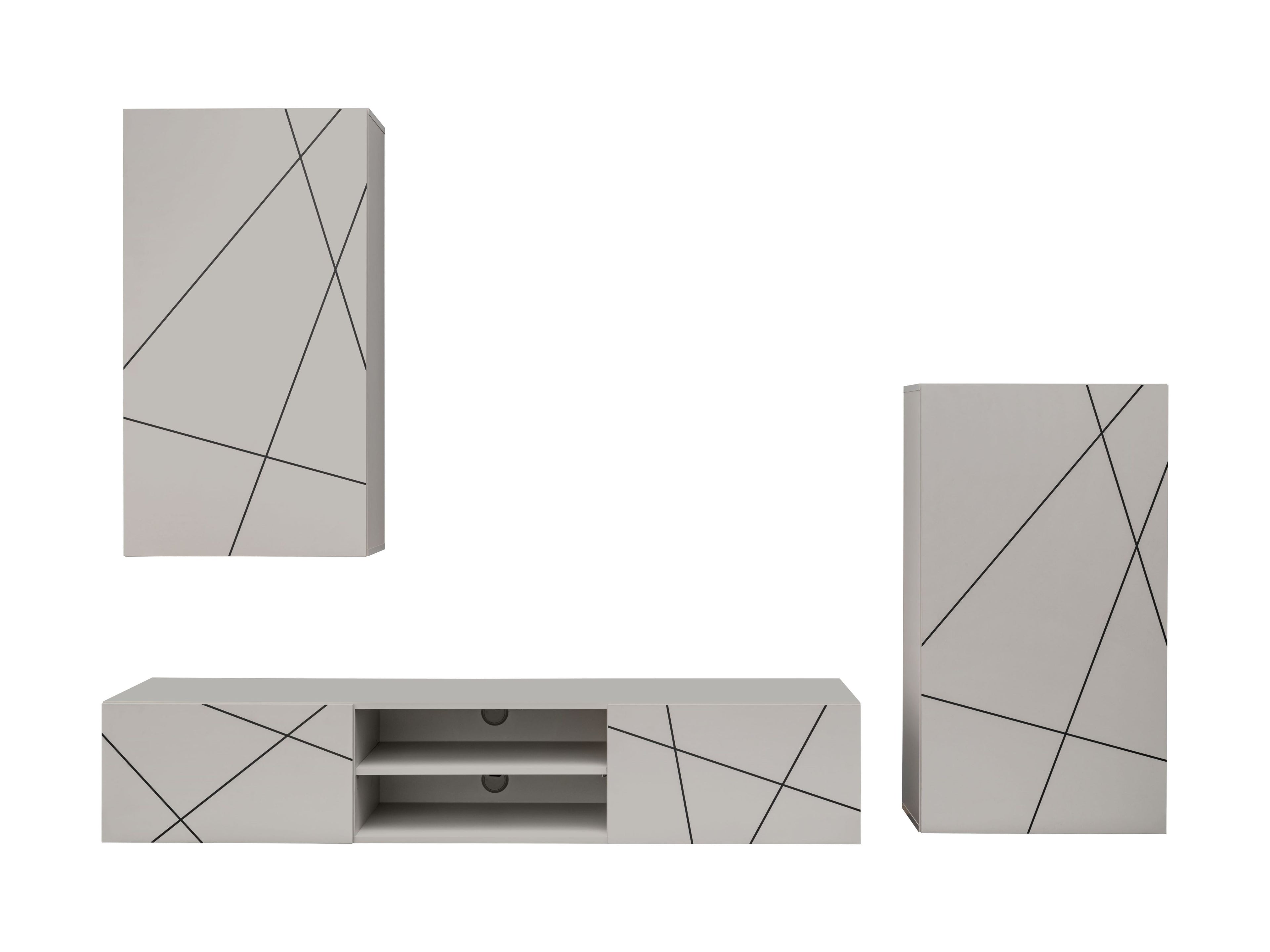 Gaya II Media Wall Unit W250cm