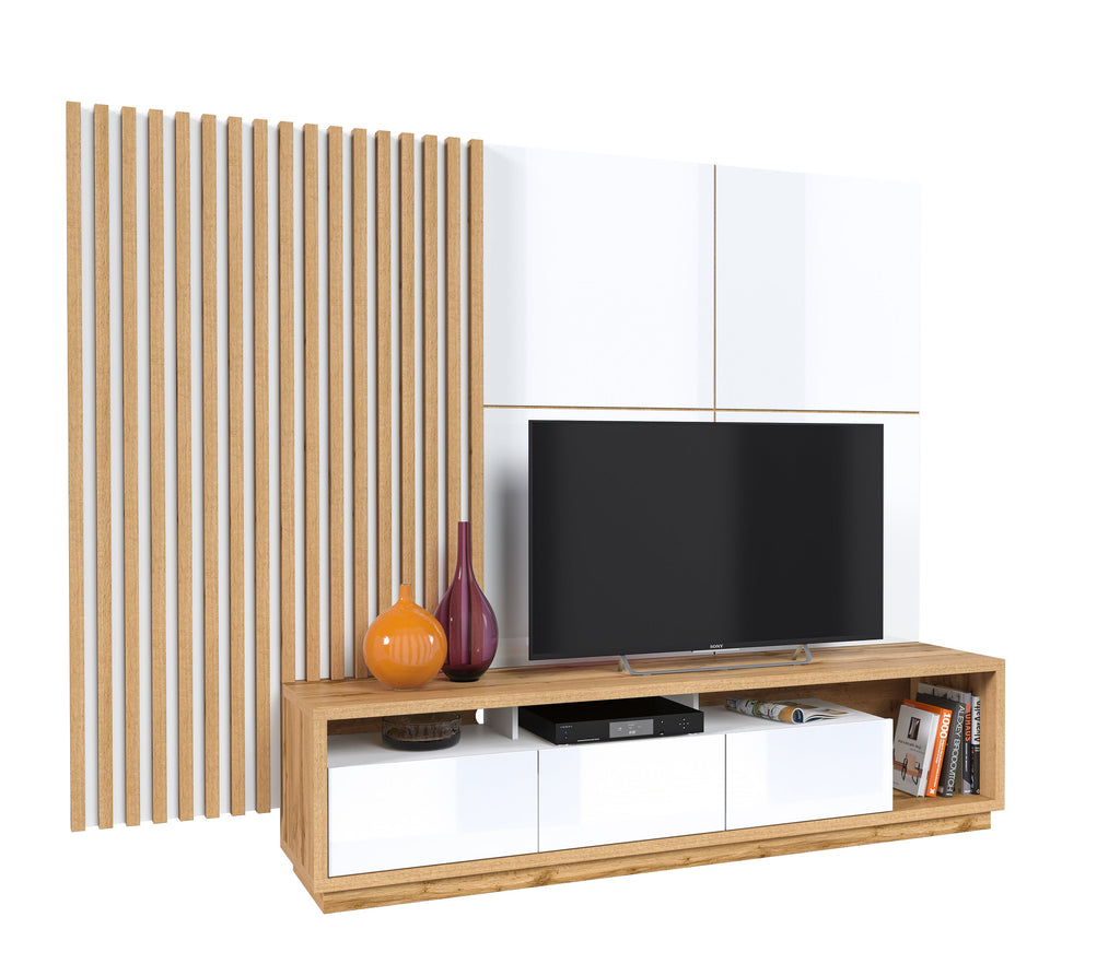 Casto Wide Wall TV Unit W251cm