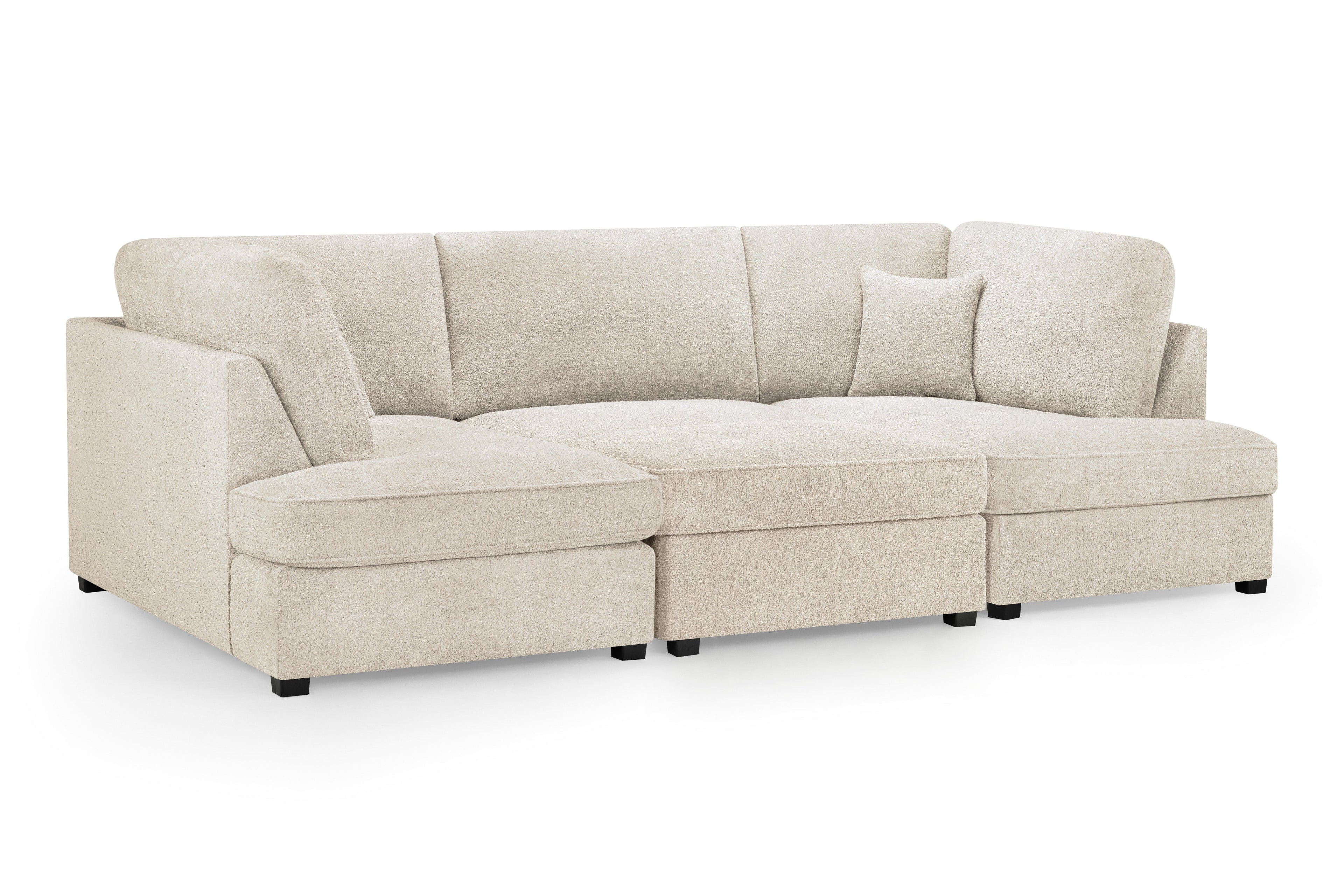 Broxbourne U Shape Corner Sofa Boucle
