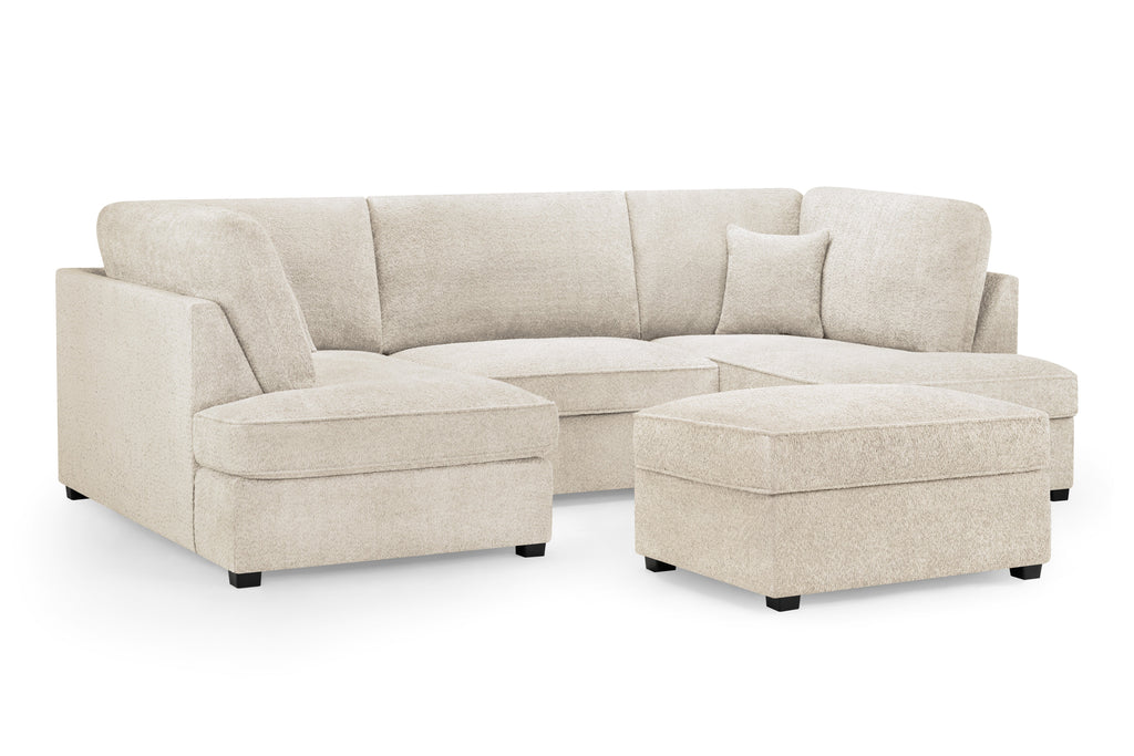 Broxbourne U Shape Corner Sofa Boucle