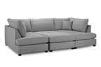 Broxbourne U Shape Corner Sofa Fabric