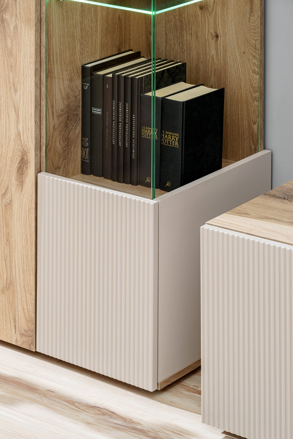 Kate Tall Display Cabinet W70cm