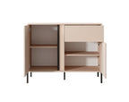 Mist 2 Door 1 Drawer Sideboard W104cm