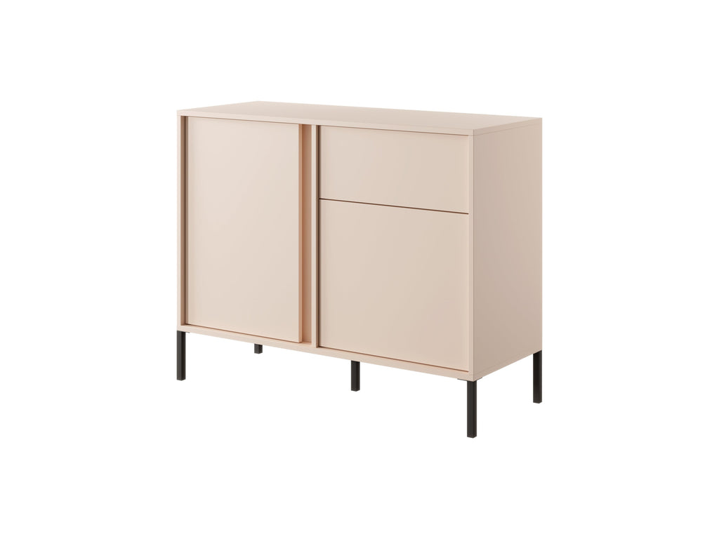 Mist 2 Door 1 Drawer Sideboard W104cm