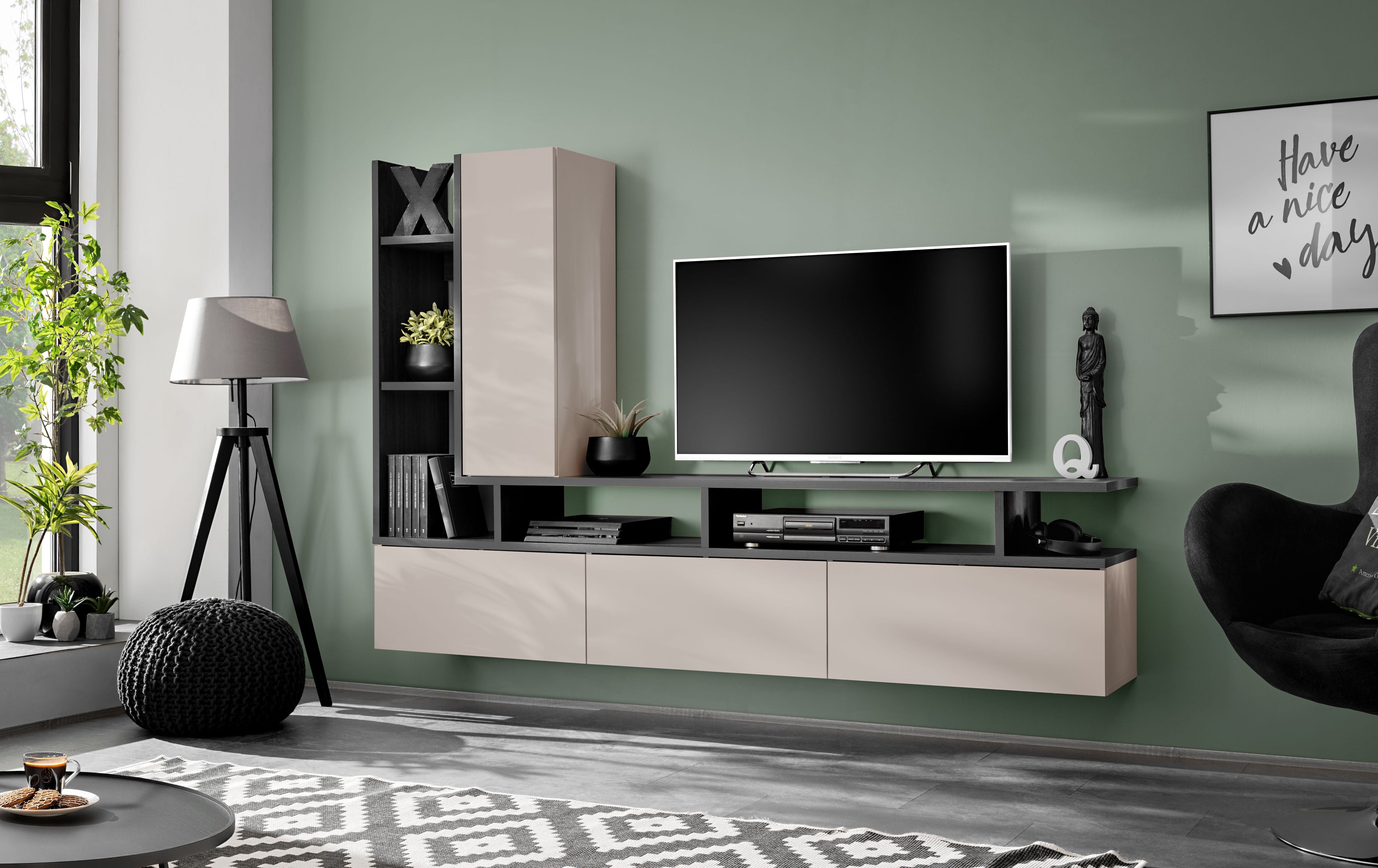 Titus Media Wall Unit W210cm