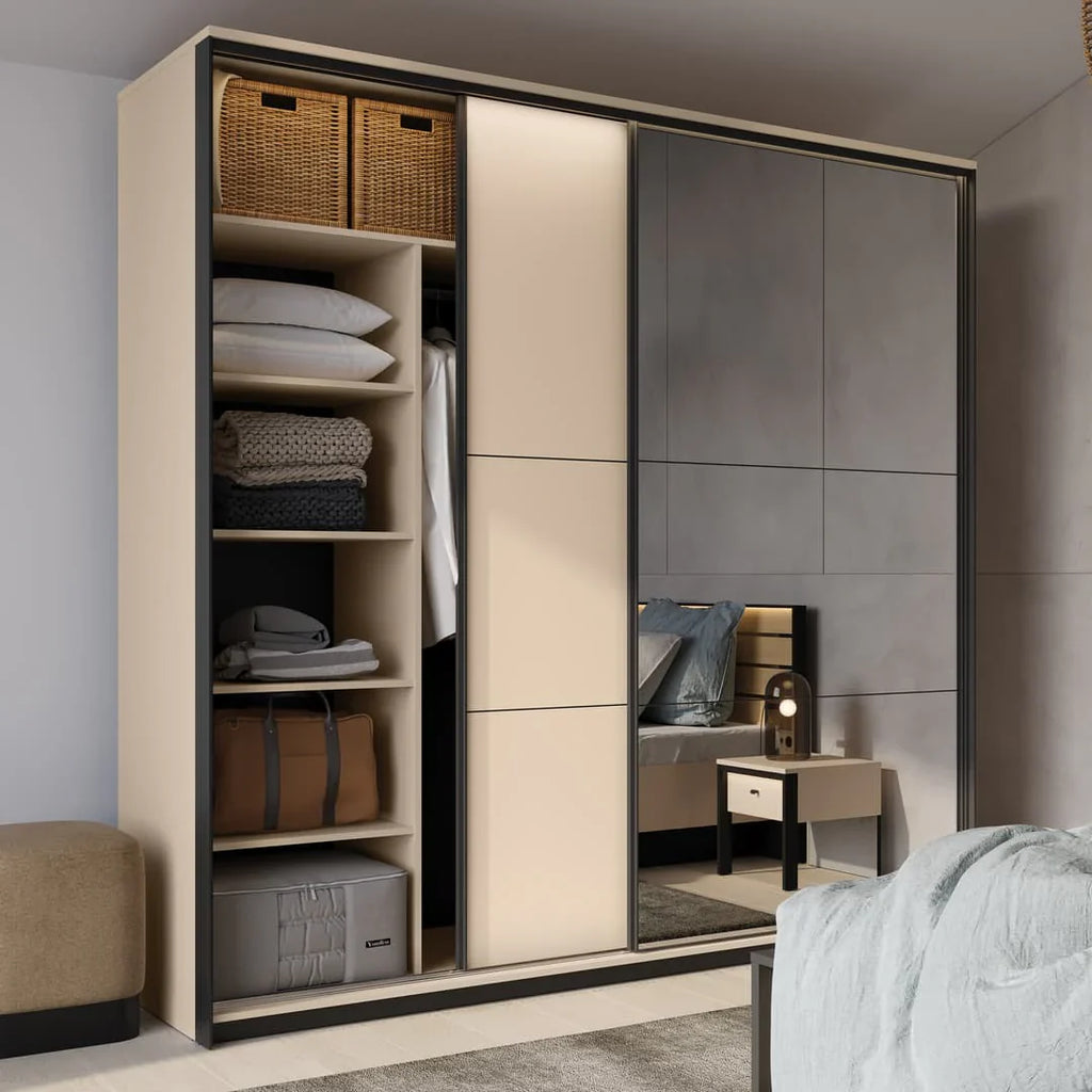 Hanna Sliding Door Wardrobe W220cm