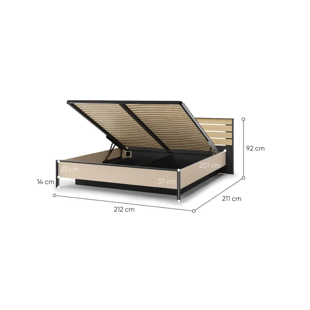 Hanna Ottoman Bed [EU King or EU Super King]