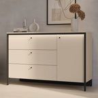 Hanna Chest of Drawers with Door W136cm