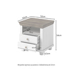 Eve Bedside Table W52cm