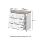 Eve Chest of Drawers Small W90cm