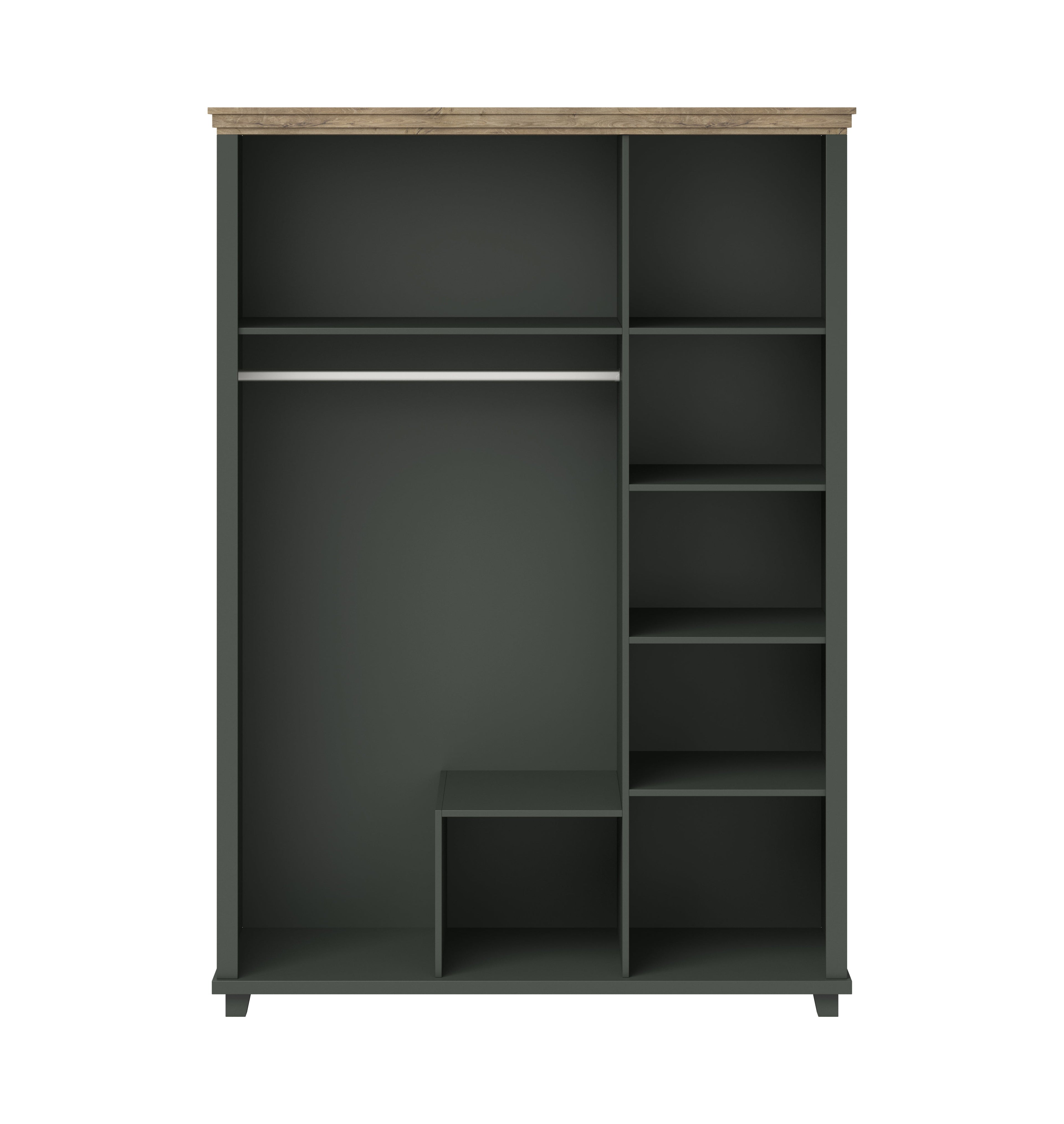 Eve 3 Door Wardrobe with Mirror W154cm