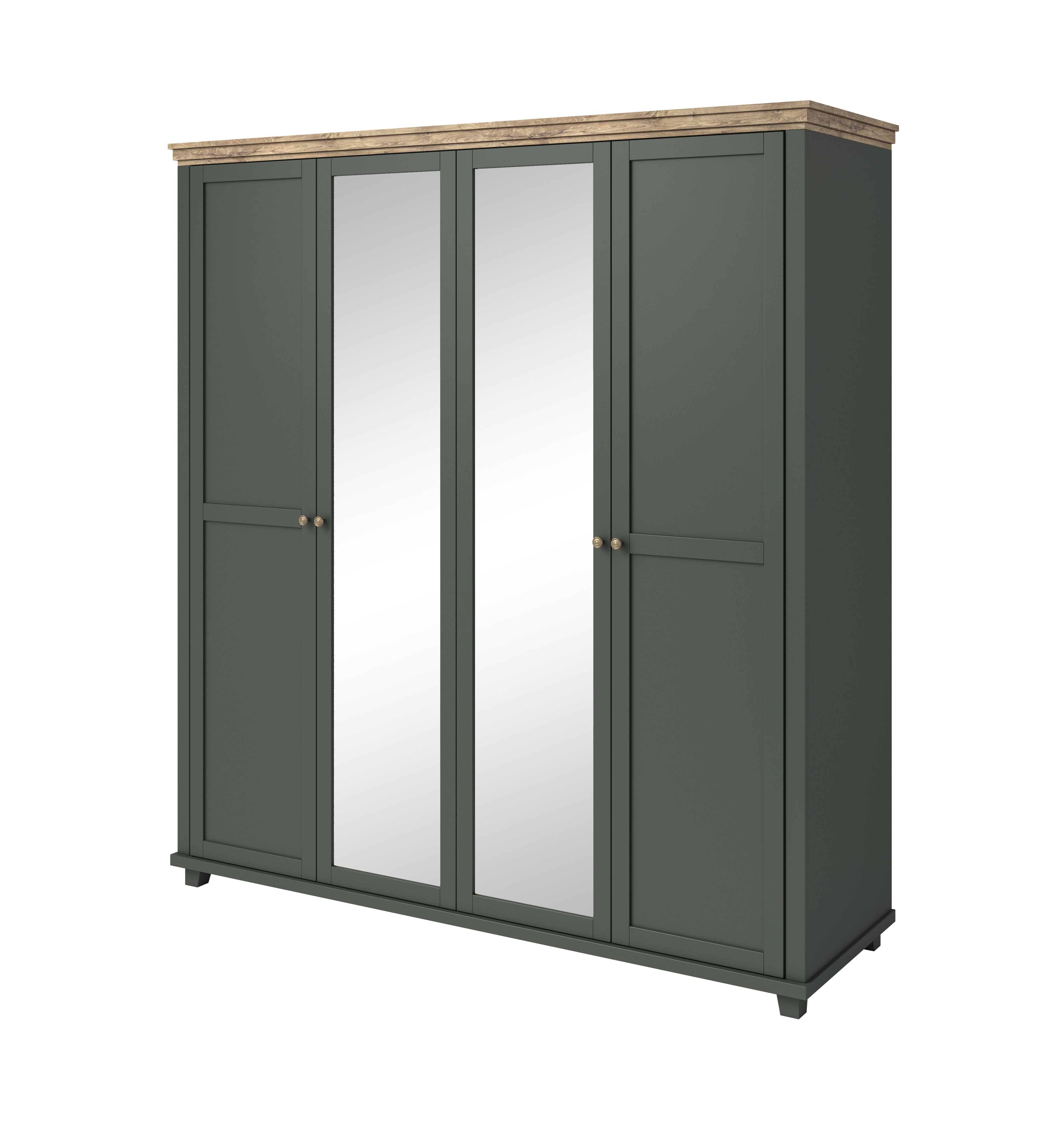 Eve 4 Door Wardrobe with Mirror W200cm