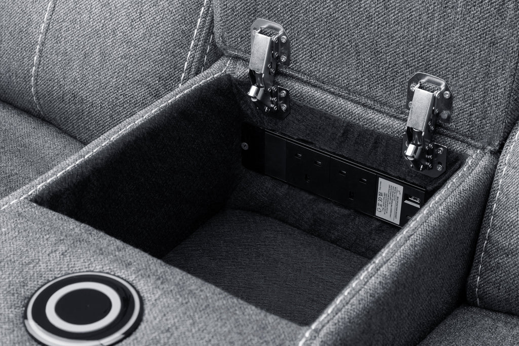 Cosmo Electric Recliner 2 Seater Sofa [Leather or Fabric]