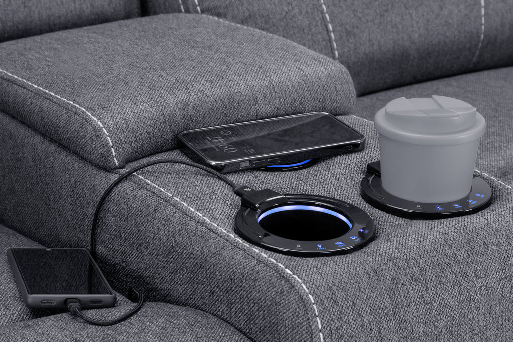 Cosmo Electric Recliner Sofa Set 3+2 [Leather or Fabric]