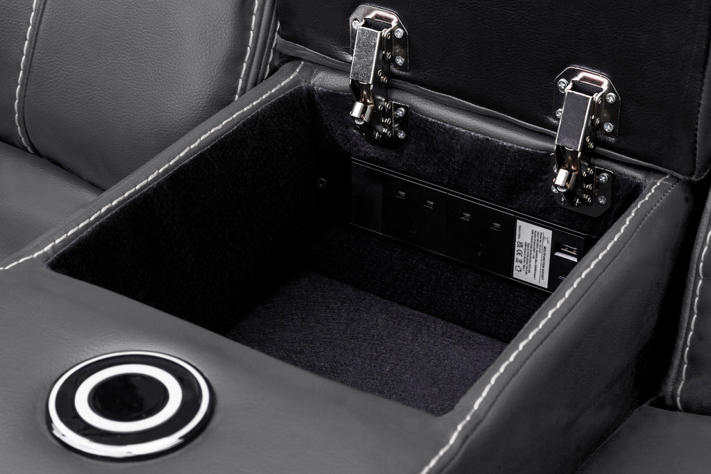 Cosmo Electric Recliner 2 Seater Sofa [Leather or Fabric]