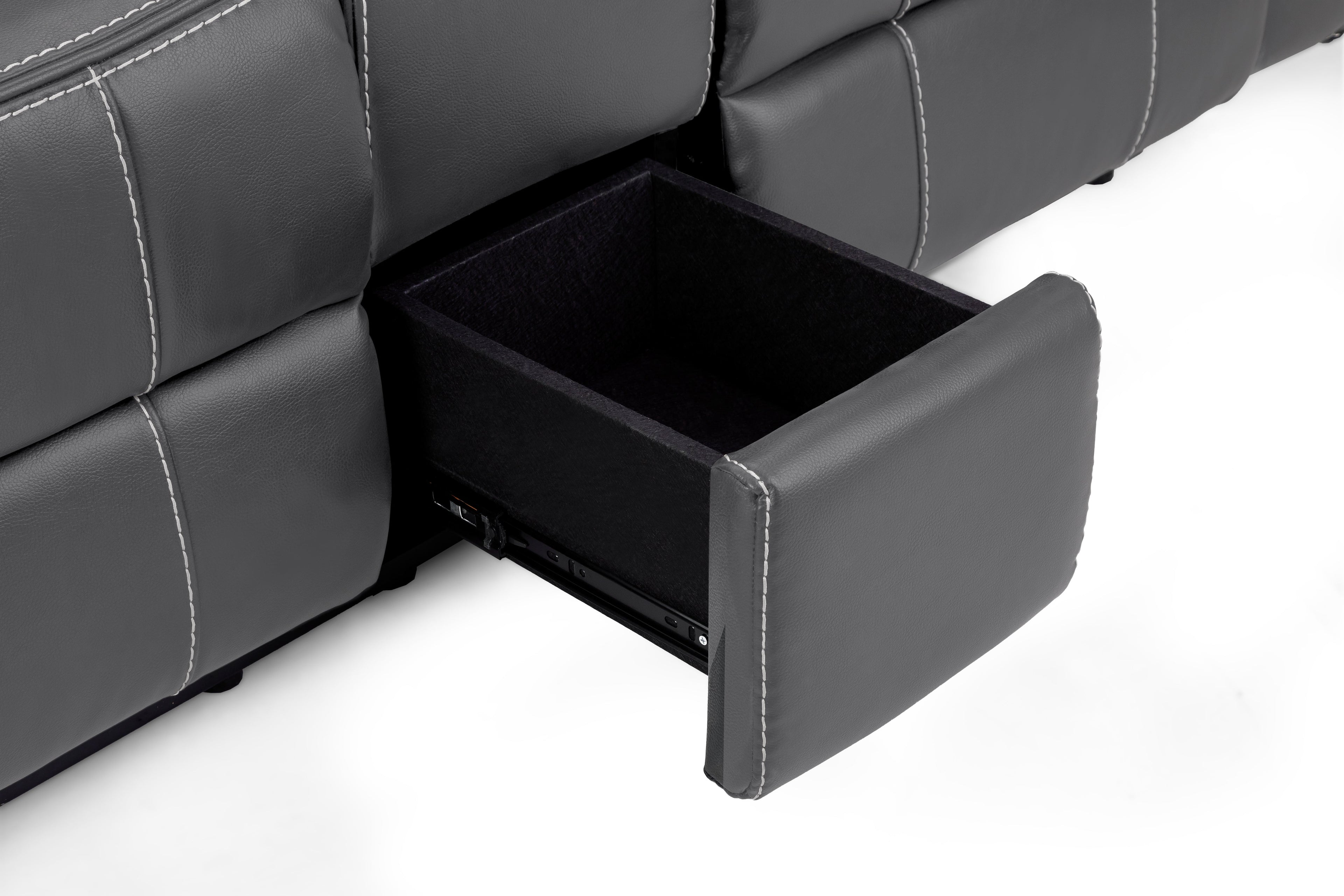 Cosmo Electric Recliner 2 Seater Sofa [Leather or Fabric]