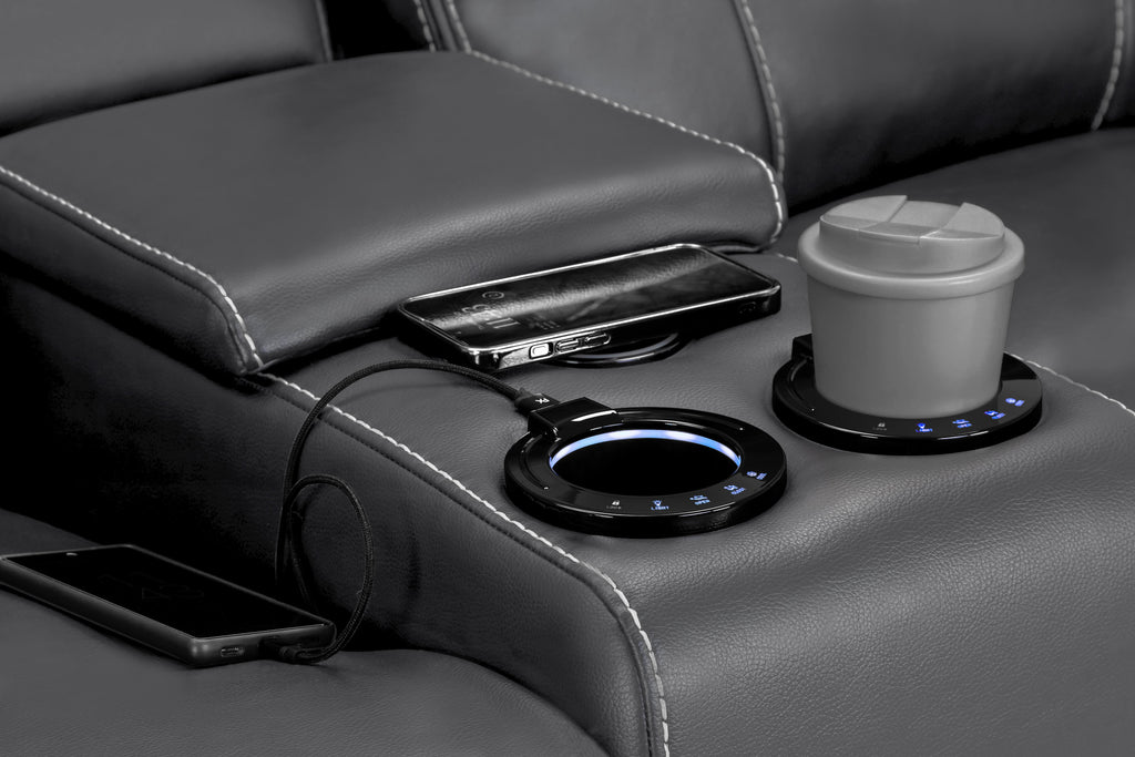 Cosmo Electric Recliner Sofa Set 3+2 [Leather or Fabric]