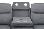 Cosmo Electric Recliner 3 Seater Sofa [Leather or Fabric]