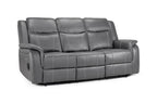 Cosmo Electric Recliner 3 Seater Sofa [Leather or Fabric]