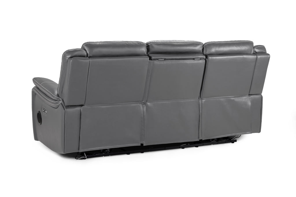 Cosmo Electric Recliner 3 Seater Sofa [Leather or Fabric]