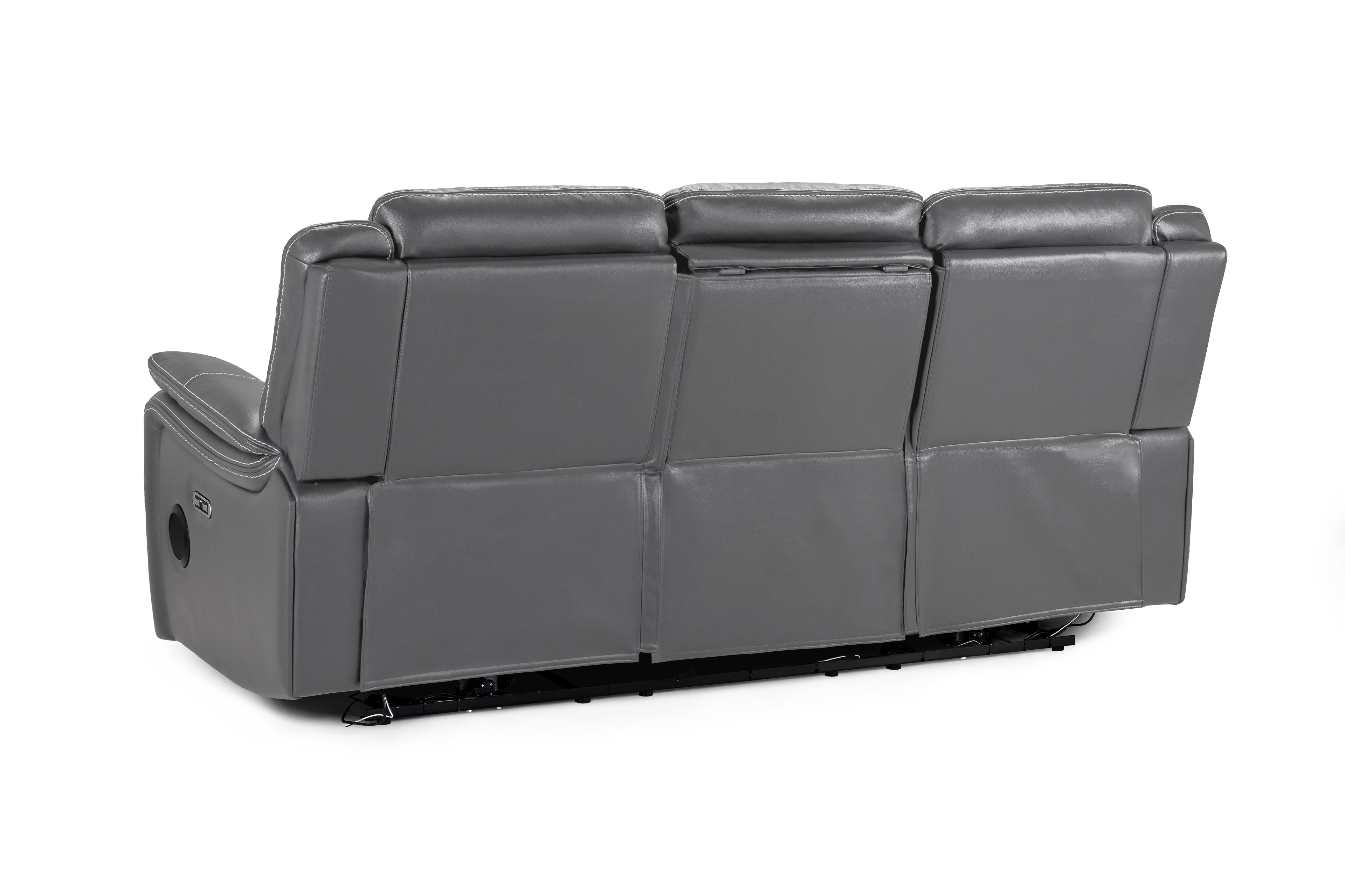 Cosmo Electric Recliner 3 Seater Sofa [Leather or Fabric]