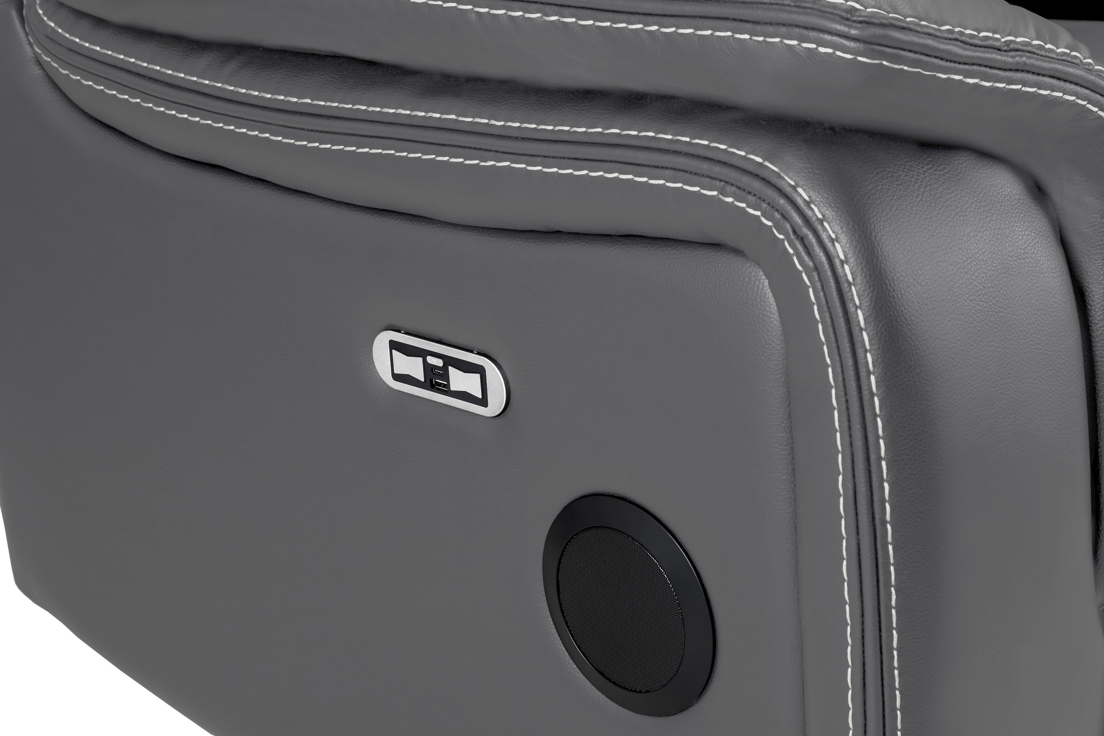 Cosmo Electric Recliner 3 Seater Sofa [Leather or Fabric]