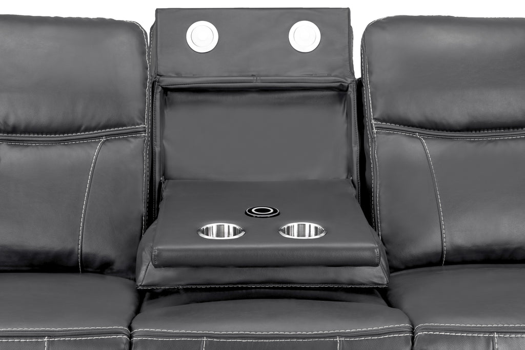 Cosmo Electric Recliner 3 Seater Sofa [Leather or Fabric]