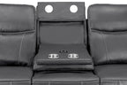 Cosmo Electric Recliner 3 Seater Sofa [Leather or Fabric]
