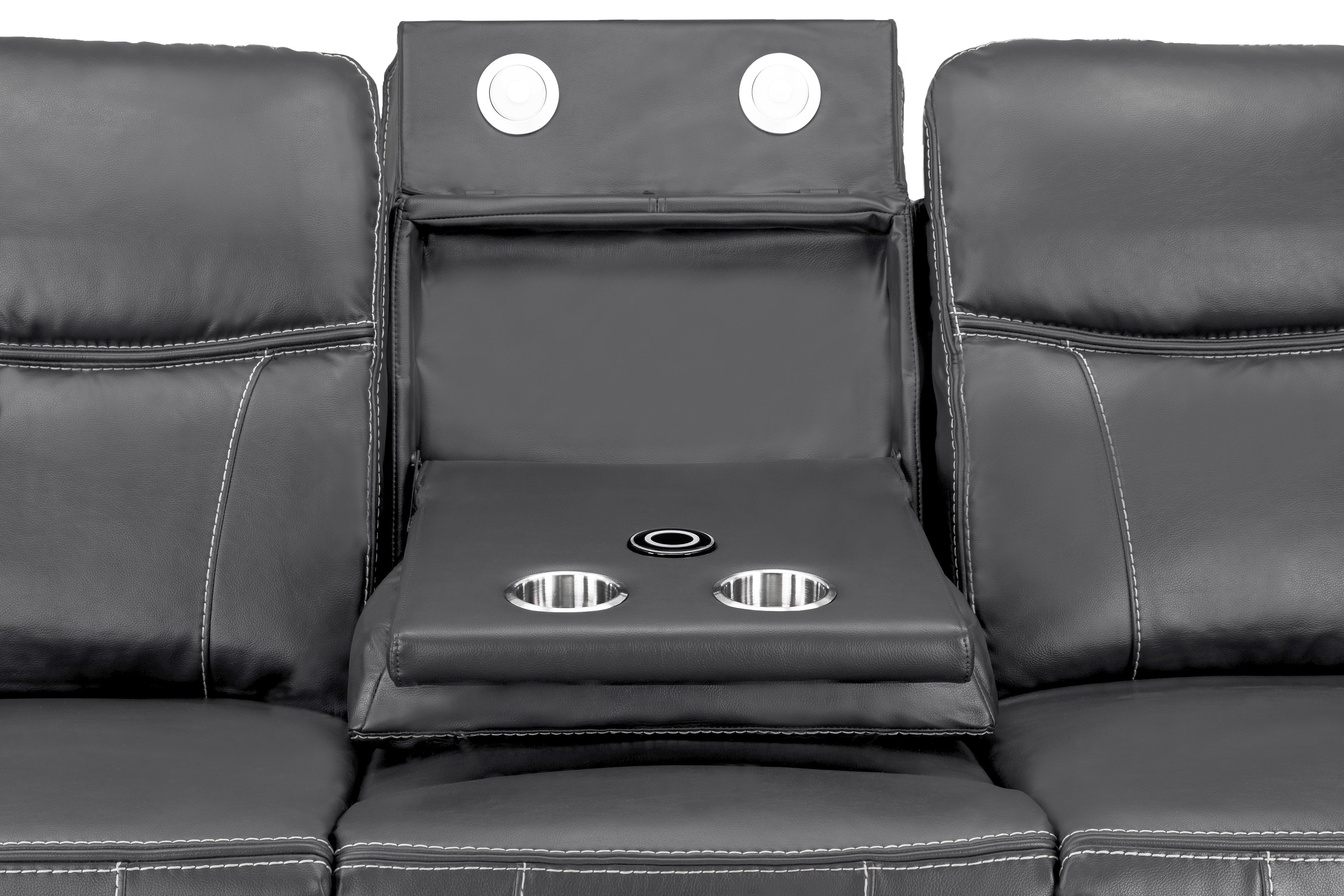 Cosmo Electric Recliner 3 Seater Sofa [Leather or Fabric]