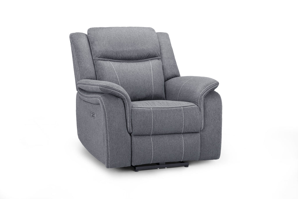 Cosmo Electric Recliner Armchair [Leather or Fabric]