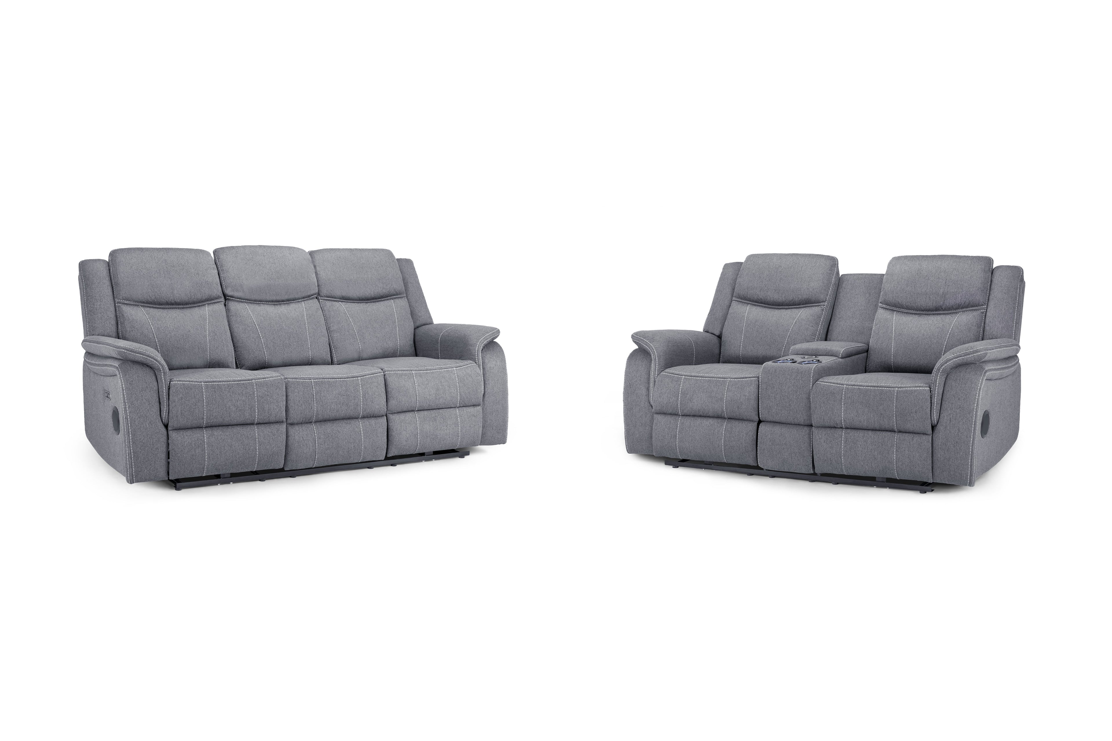 Cosmo Electric Recliner Sofa Set 3+2 [Leather or Fabric]