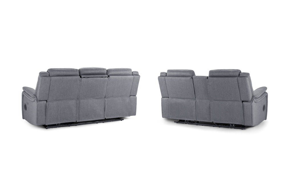 Cosmo Electric Recliner Sofa Set 3+2 [Leather or Fabric]