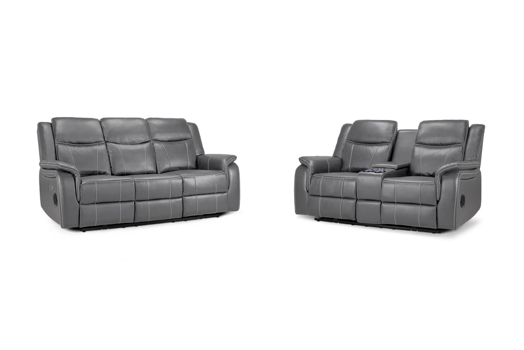 Cosmo Electric Recliner Sofa Set 3+2 [Leather or Fabric]