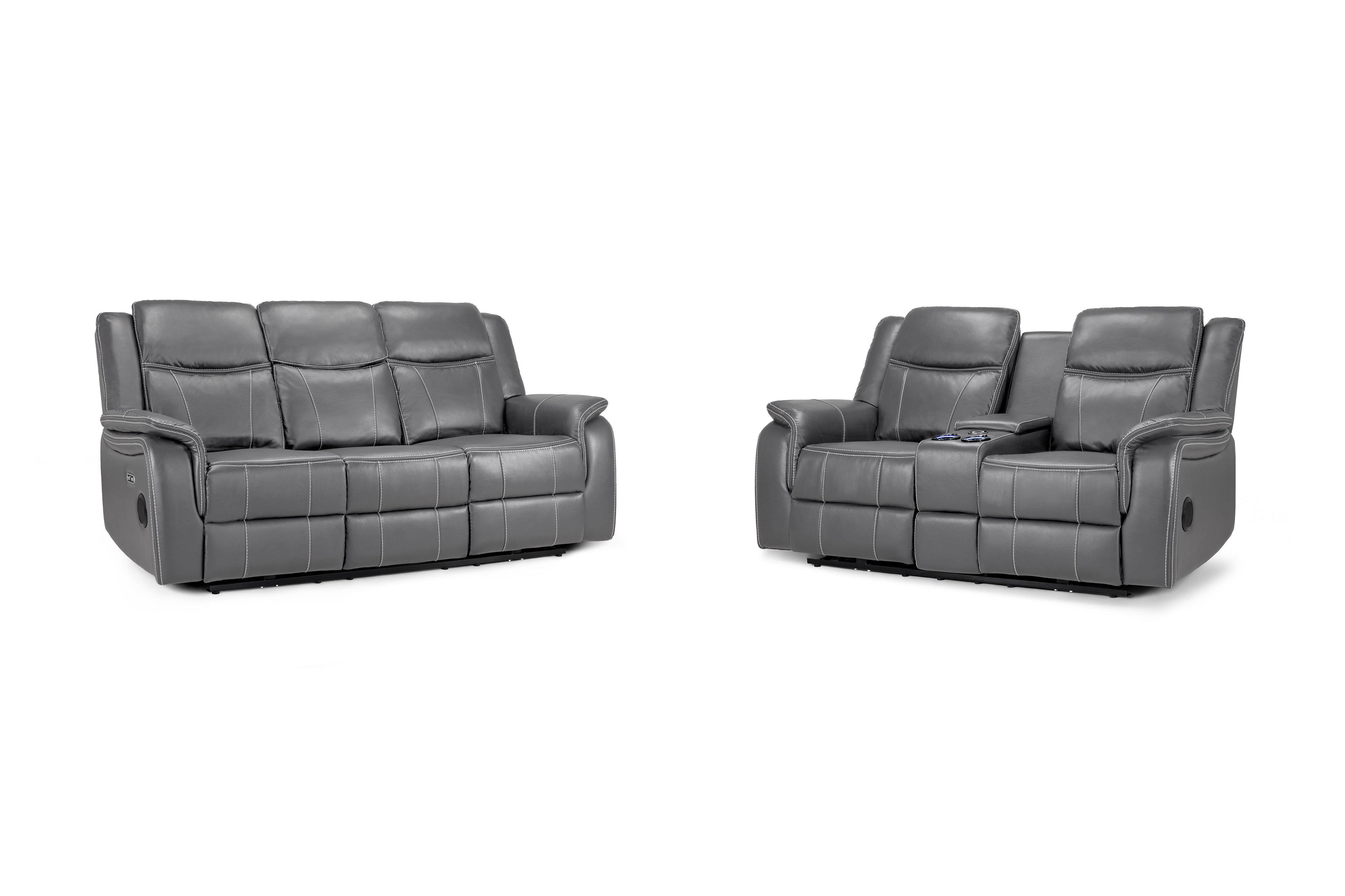 Cosmo Electric Recliner Sofa Set 3+2 [Leather or Fabric]