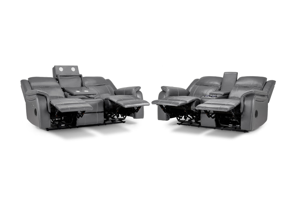 Cosmo Electric Recliner Sofa Set 3+2 [Leather or Fabric]