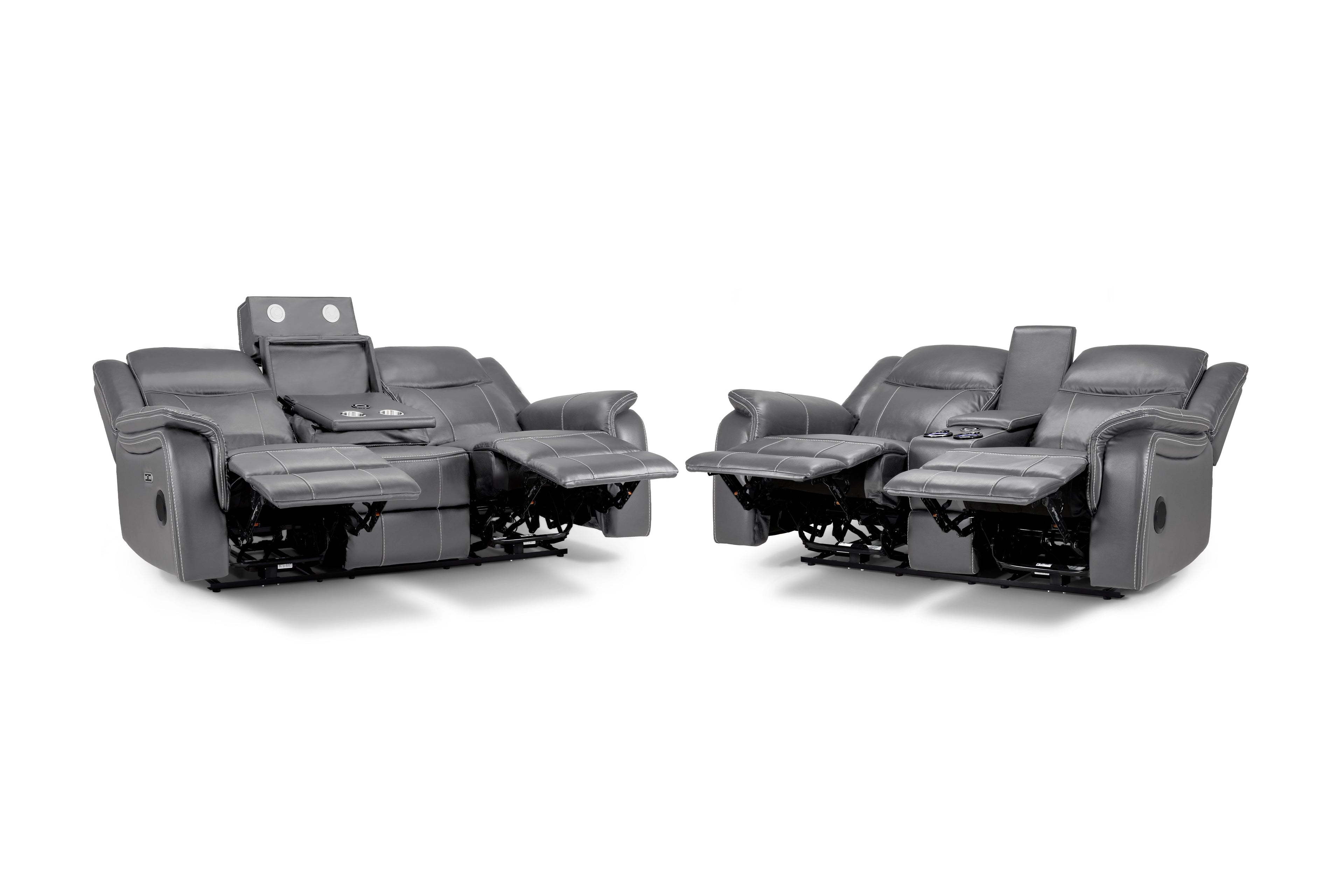 Cosmo Electric Recliner Sofa Set 3+2 [Leather or Fabric]