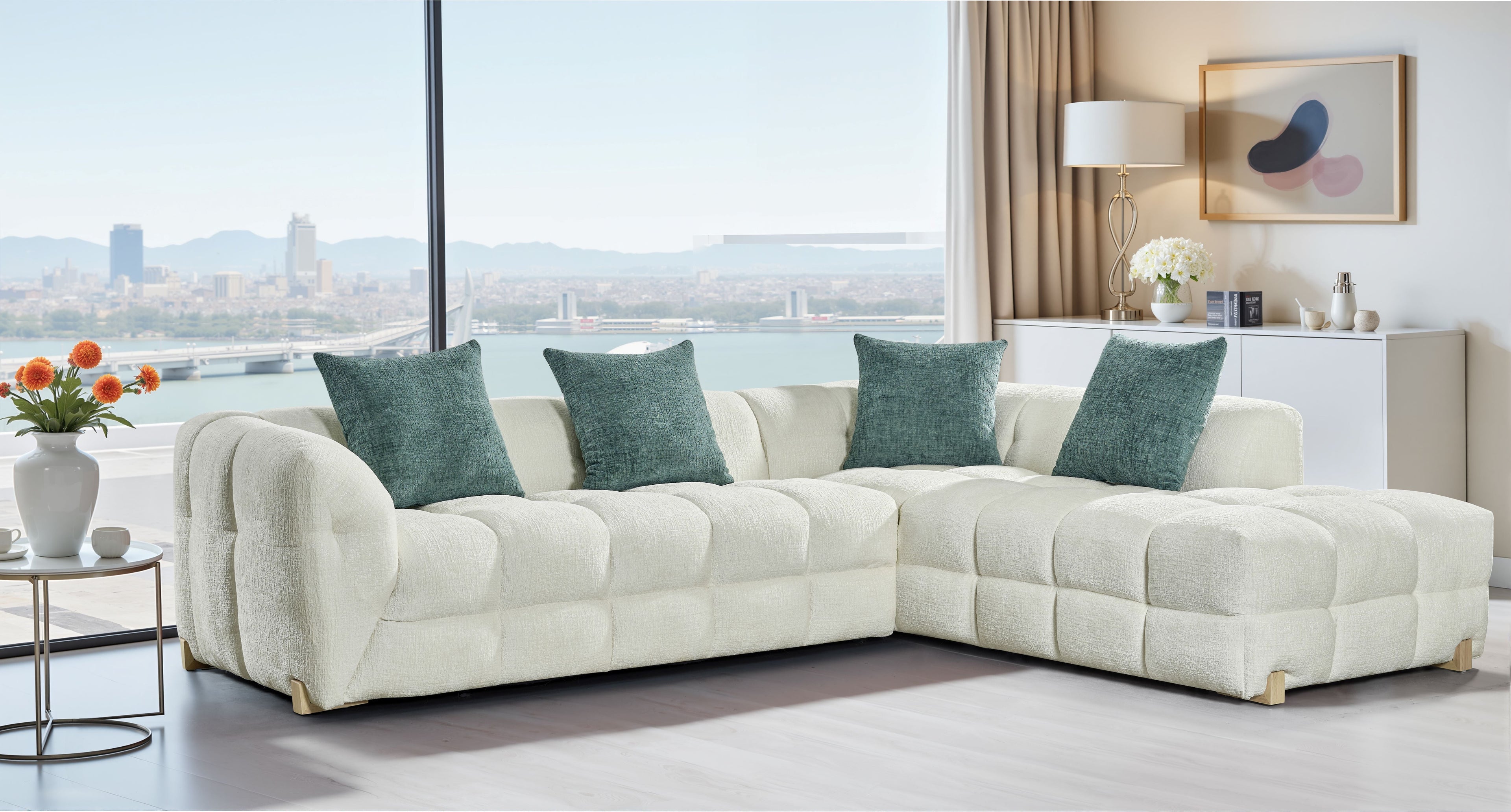 Genoa Right Hand Corner Sofa